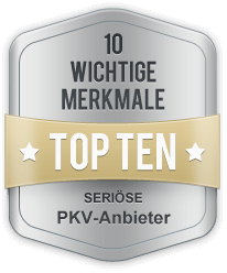 PKV Anbieter Top Ten